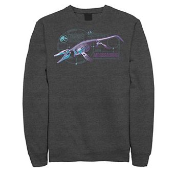 Men's Jurassic World Mosasaurus Skeleton X Ray Sweatshirt