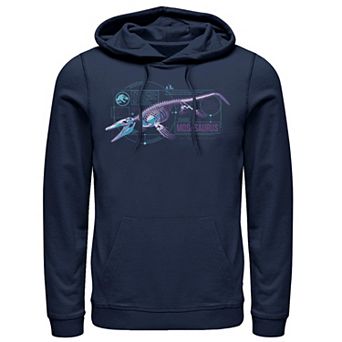 Men's Jurassic World Mosasaurus Skeleton X Ray Hoodie