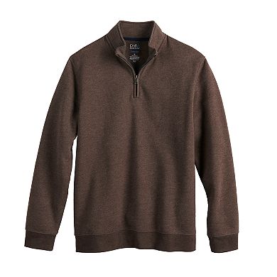 Men's Croft & Barrow® Easy-Care Extra-Soft Quarter-Zip Fleece Pullover