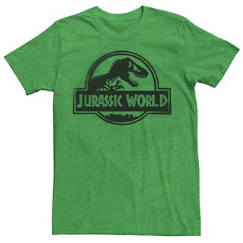 Men's Jurassic World Two Black Spray Paint Logo Tee