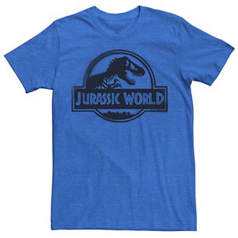 Men's Jurassic World Two Black Spray Paint Logo Tee