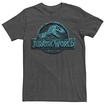 Men's Jurassic World Two Logo Lost In The Deep Tee