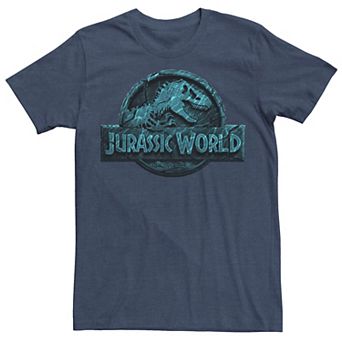 Men's Jurassic World Two Logo Lost In The Deep Tee