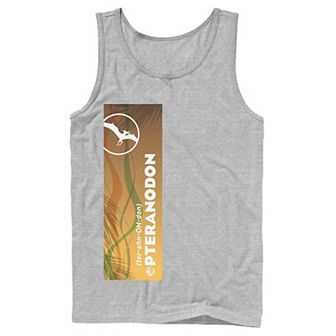 Men's Jurassic World Pteranodon Right Panel Tank Top