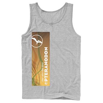 Men's Jurassic World Pteranodon Right Panel Tank Top