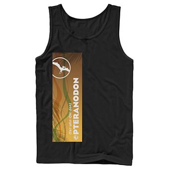 Men's Jurassic World Pteranodon Right Panel Tank Top