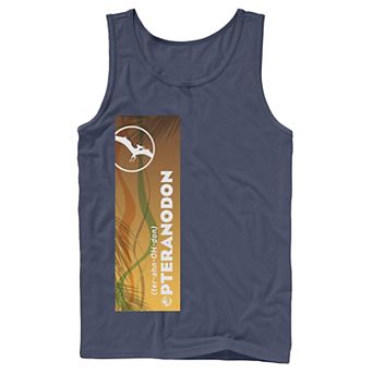 Men's Jurassic World Pteranodon Right Panel Tank Top