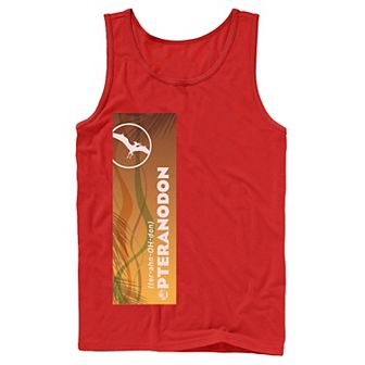 Men's Jurassic World Pteranodon Right Panel Tank Top