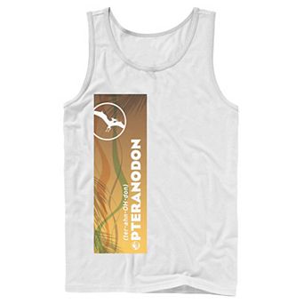 Men's Jurassic World Pteranodon Right Panel Tank Top