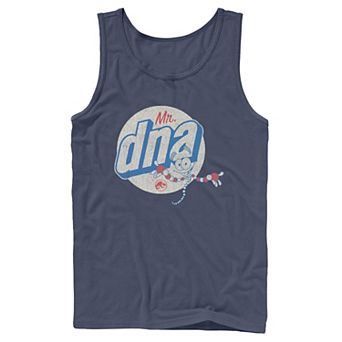 Men's Jurassic World Vintage Mr. DNA Logo Tank Top