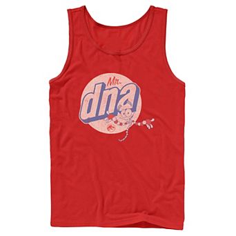 Men's Jurassic World Vintage Mr. DNA Logo Tank Top