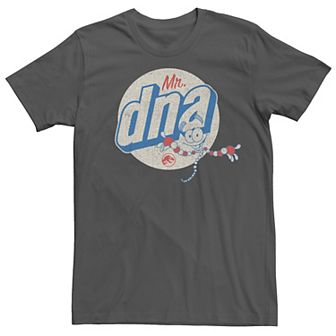 Men's Jurassic World Vintage Mr. DNA Logo Tee