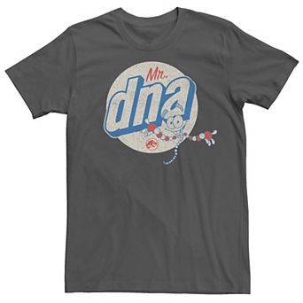 Men's Jurassic World Vintage Mr. DNA Logo Tee
