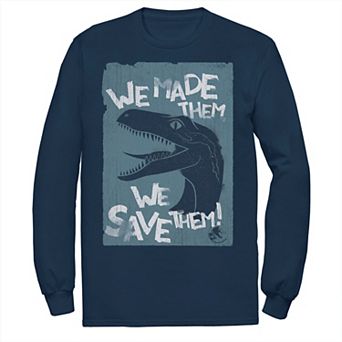 Men's Jurassic World Two We Made Them We Save Them Tee