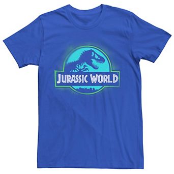 Men's Jurassic World Two Logo Graffiti Spray Paint Tee