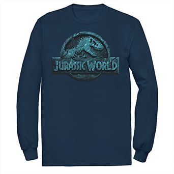 Men's Jurassic World Two Logo Lost In The Deep Tee
