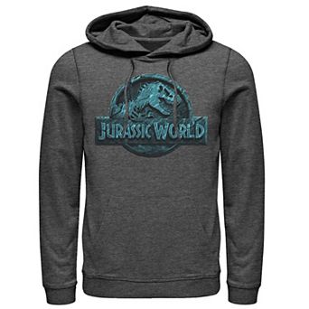 Men's Jurassic World Two Logo Lost In The Deep Hoodie