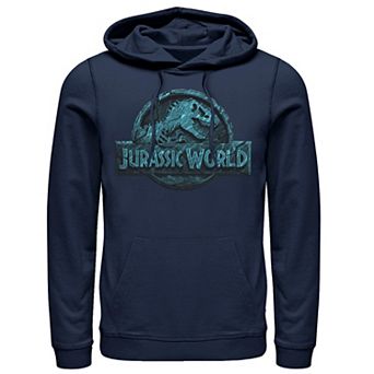 Men's Jurassic World Two Logo Lost In The Deep Hoodie