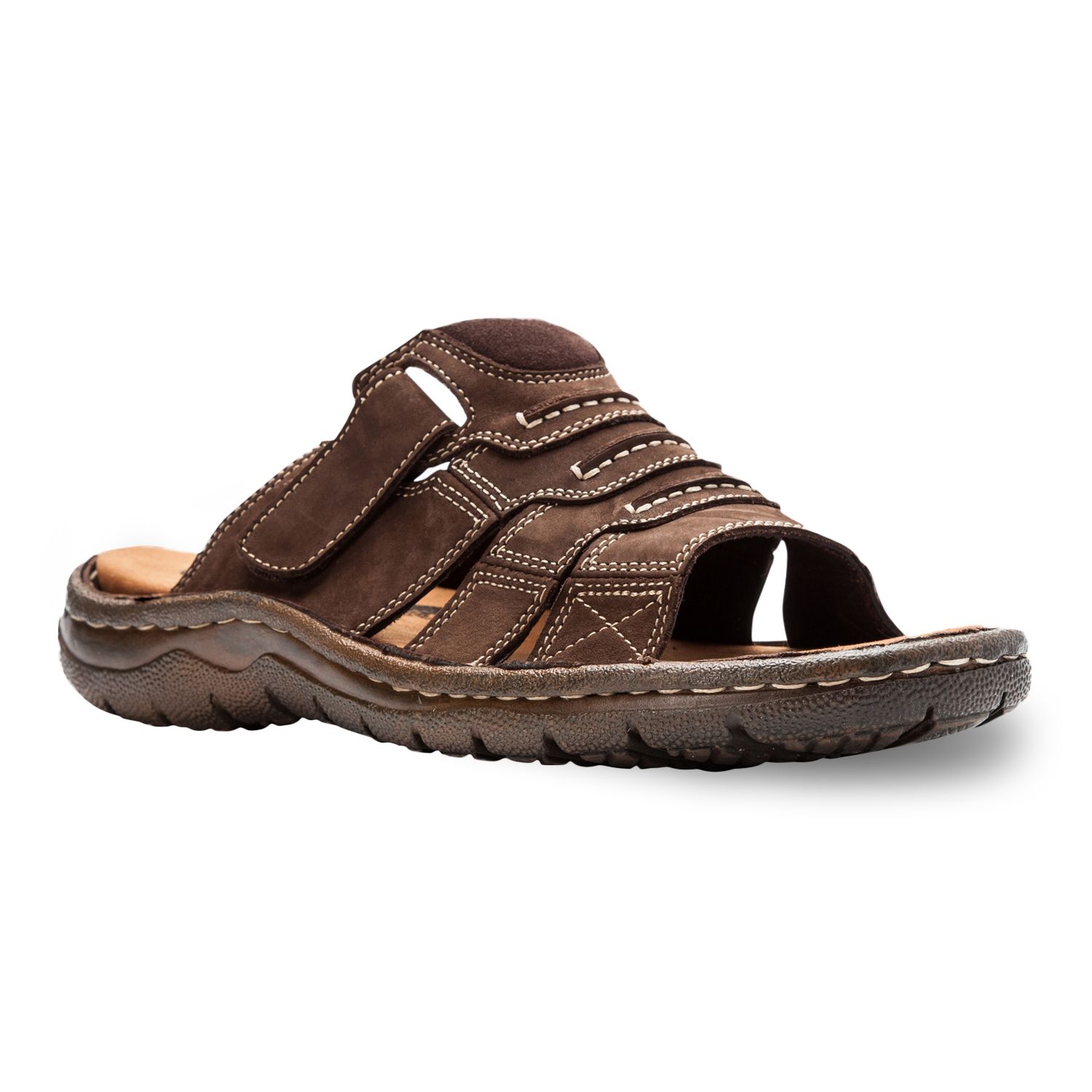 mens wide leather sandals