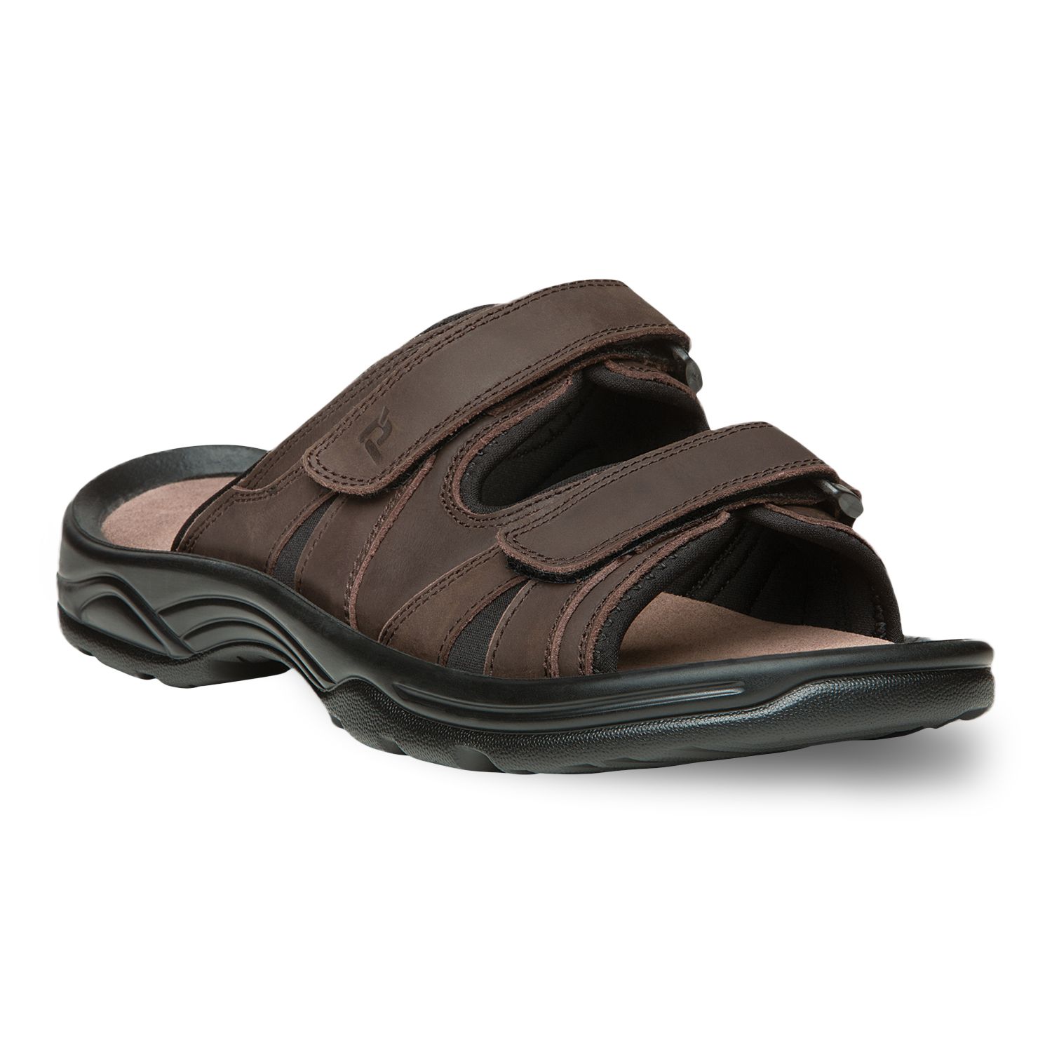 mens extra wide leather sandals