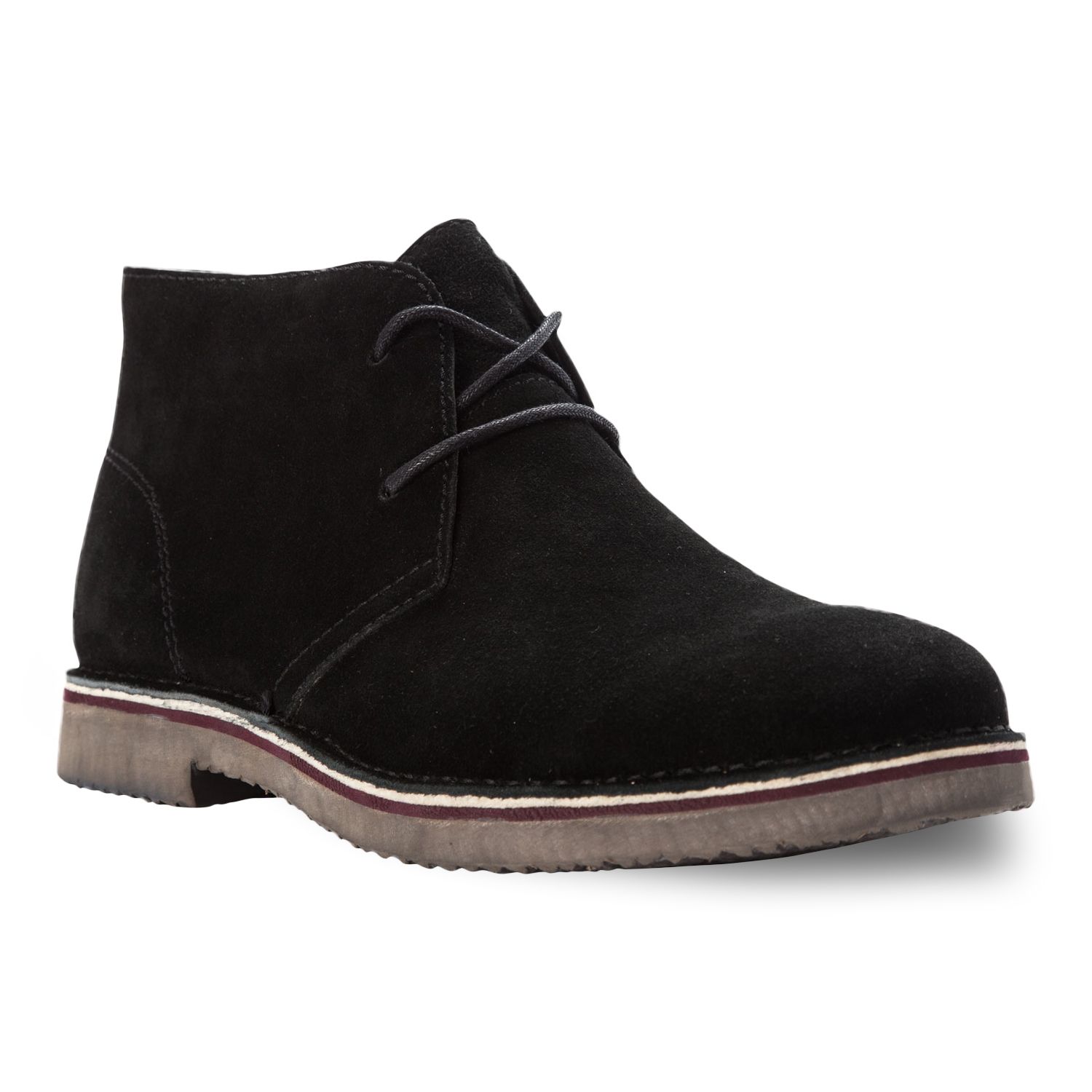Мужские ботинки Propet Findley Suede Chukka, цвет: Чёрный — фото 1