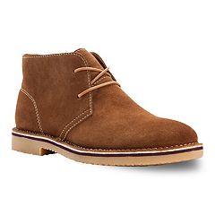 Kohls mens suede boots best sale