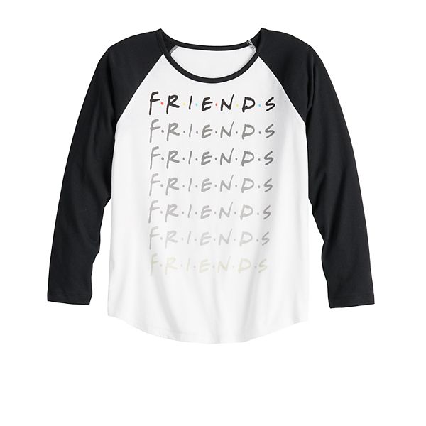 Girls 7 16 Plus Size Friends Logo Graphic Tee