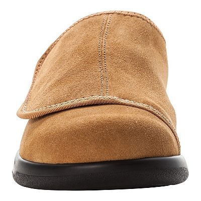 Propét Suede Fur Slippers. Brown, Men\'s Size 11 Propet Coleman Men main image 3
