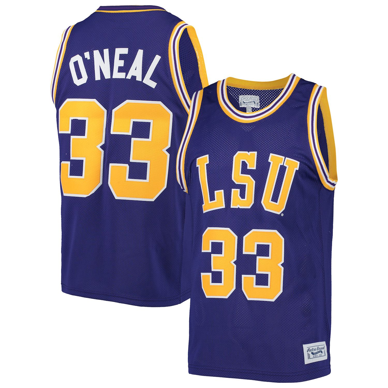 Shaquille O'Neal Purple LSU Tigers 