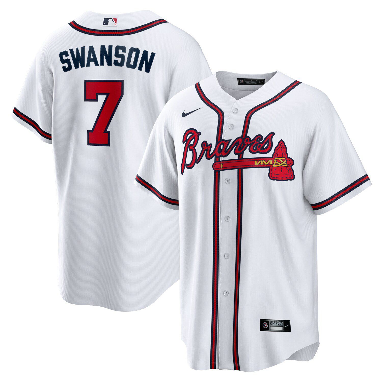 swanson braves jersey