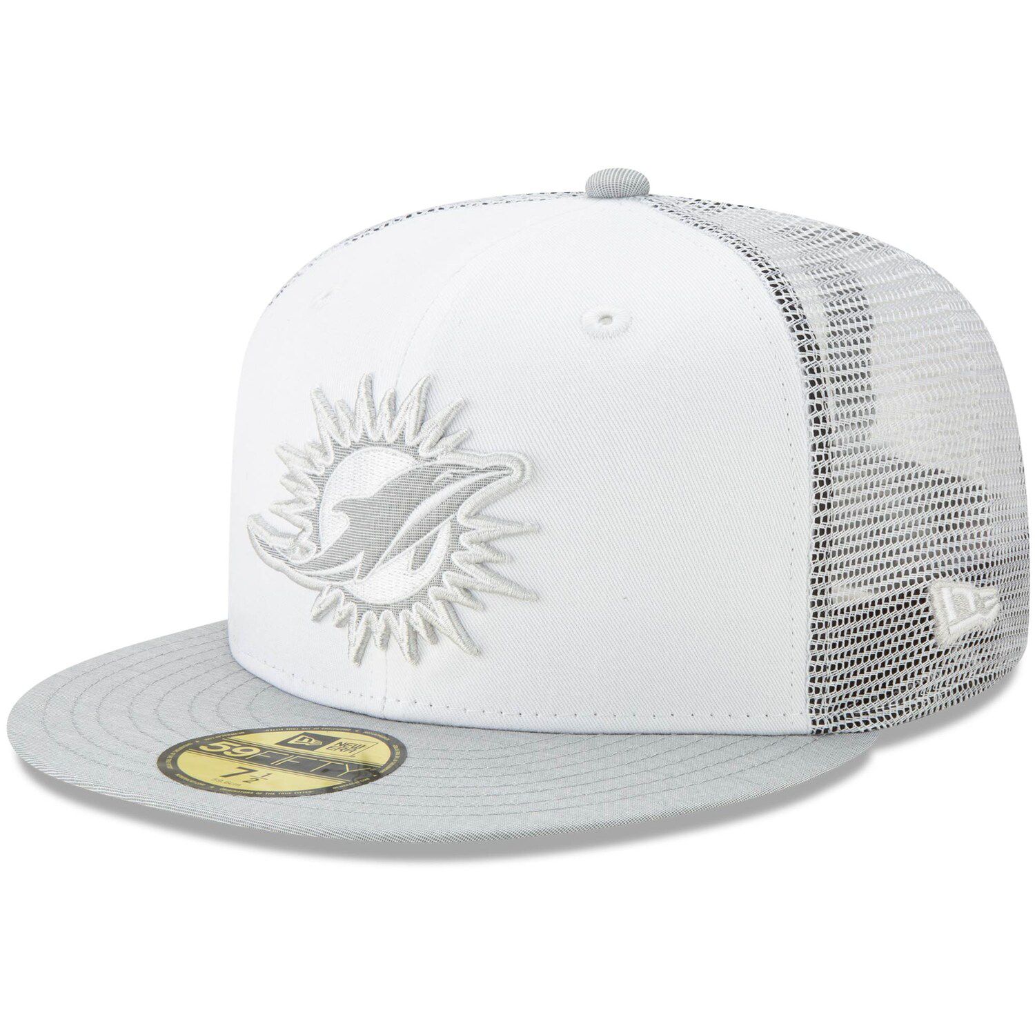 all white miami dolphins hat