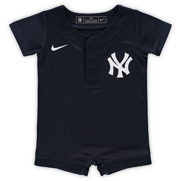 Newborn & Infant Nike Navy New York Yankees Official Jersey Romper