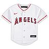 Preschool Nike Mike Trout White Los Angeles Angels Home 2020 Replica Player Jersey