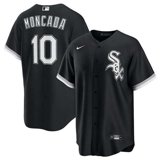Men's Nike Yoan Moncada Black Chicago White Sox Alternate Replica Player  Name Jersey