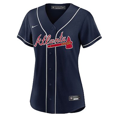 Women's Nike Navy Atlanta Braves Alternate Replica Team Jersey