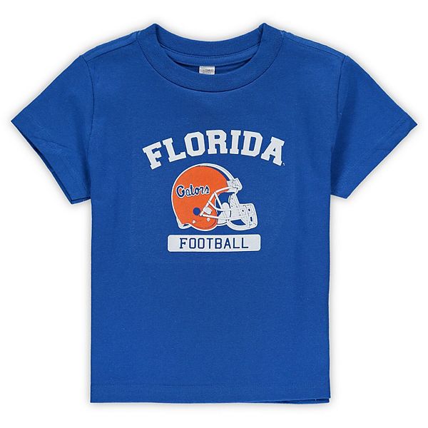 Toddler Royal Florida Gators Helmet Big Logo T-Shirt