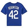 Preschool Nike Jackie Robinson Royal Los Angeles Dodgers Player Name & Number T-Shirt