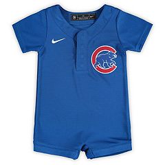 Women's Concepts Sport White Chicago Cubs Reel Pinstripe Knit Romper Size: Small