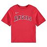 Preschool Nike Mike Trout Red Los Angeles Angels Player Name & Number T-Shirt