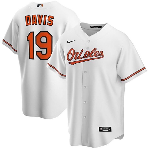 Men's Nike Chris Davis White Baltimore Orioles Home Replica Player Name ...