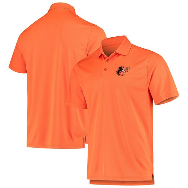 Levelwear Mens Orange Baltimore Orioles Omaha One-Hit Polo Medium