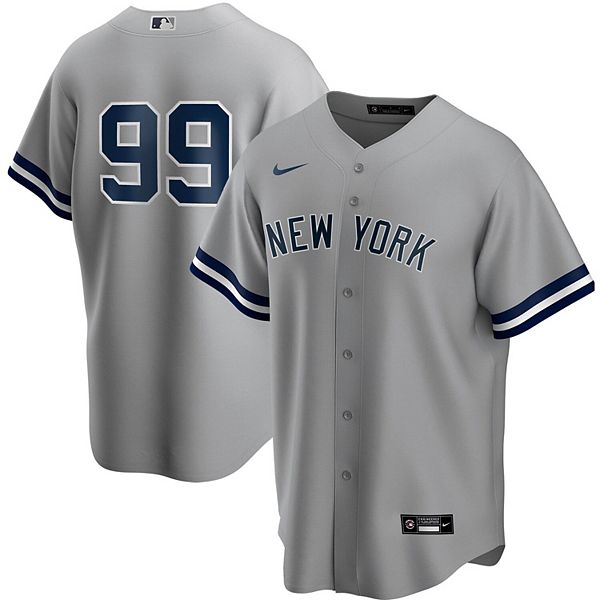 Men's Nike Aaron Judge Gray New York Yankees Road Replica Player Name Jersey