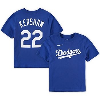 Infant Los Angeles Dodgers Clayton Kershaw Nike Royal Player Name & Number  T-Shirt