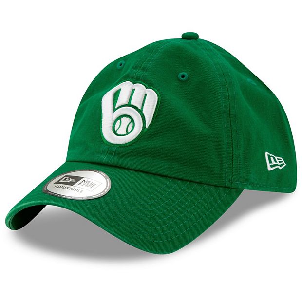 Men's New Era Green Milwaukee Brewers St. Patrick's Day Casual