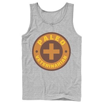 Men's Jurassic World Paleo Veternarian Badge Tank Top