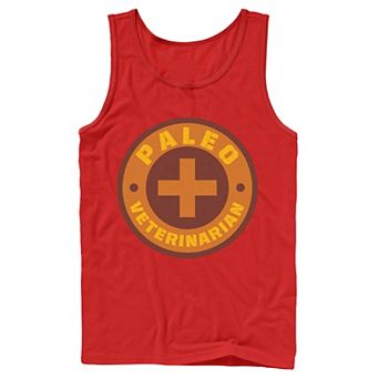 Men's Jurassic World Paleo Veternarian Badge Tank Top