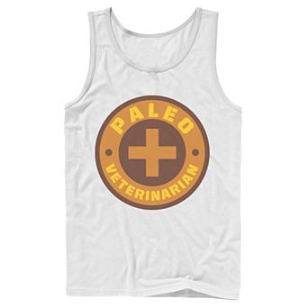 Men's Jurassic World Paleo Veternarian Badge Tank Top