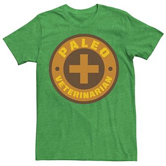 Men's Jurassic World Paleo Veternarian Badge Tee