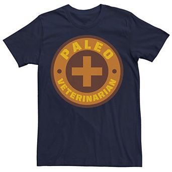 Men's Jurassic World Paleo Veternarian Badge Tee