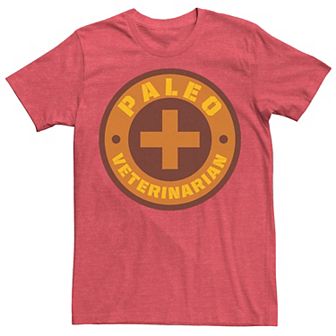 Men's Jurassic World Paleo Veternarian Badge Tee